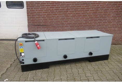 Blower zijkanaalventilator, set 3x 3 KW 3fase 400volt IE3, Used.